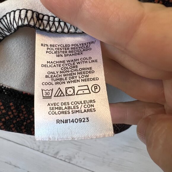 Lou & Grey Top Womens Size Large Feel Good Zip Soft Stretch Fair Isle Design - Picture 9 of 13